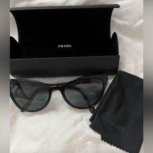 Prada Black/Grey Catwalk Sunglasses